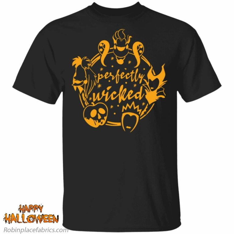 Halloween Perfectly Wicked Queen Villains Shirt