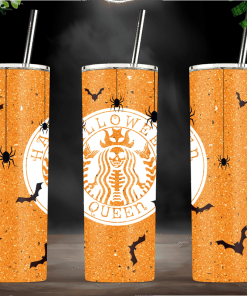 Halloween Queen Tumbler Halloween Tumbler Skinny Tumbler