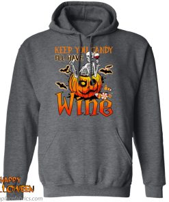 halloween skeleton keep you candy ill have wine pumpkin t shirt 9 2gu7n
