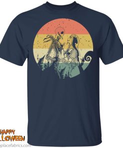 halloween town jack skellington and sally vintage t shirt 3 Rk2k9