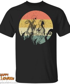 halloween town jack skellington and sally vintage t shirt 6fIHt