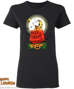 halloween trick or treat pumbkin woodstock and snoopy t shirt 4 Lb0pZ