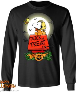 halloween trick or treat pumbkin woodstock and snoopy t shirt 6 2apct
