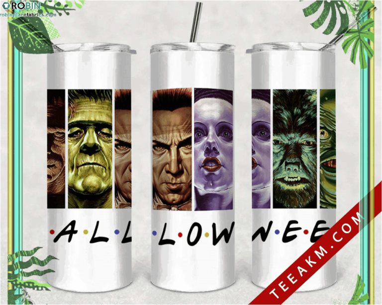 Halloween Universal The Monsters Skinny Tumbler
