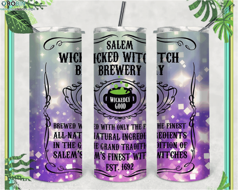 Halloween Witch Brew Brewery Cauldron Witch Tumbler 20oz