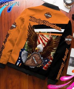 Harley Davidson – HD 3D Printed AOP Bomber Jacket RBPL068 Harley Davidson – HD 3D Printed AOP Bomber Jacket RBPL068