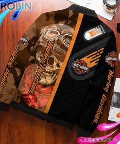Harley Davidson – HD 3D Printed AOP Bomber Jacket RBPL117 Harley Davidson – HD 3D Printed AOP Bomber Jacket RBPL117