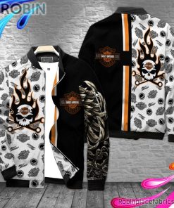 Harley Davidson – HD 3D Printed AOP Bomber Jacket RBPL163