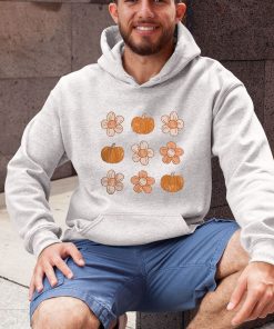 hoodie fall floral pumpkin halloween spooky vibes spooky lwfoeh