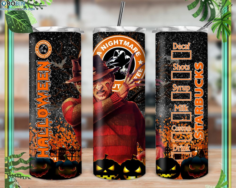 Horrific Movies Pumpkin Serial Killer Halloween Skinny Tumbler