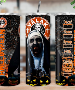 Horrific Movies The Conjuring Nun Valak Halloween Skinny Tumbler Horrific Movies The Conjuring Nun Valak Halloween Skinny Tumbler