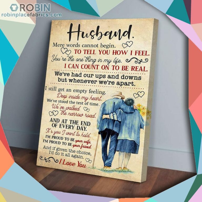Husband The Old Love Matte Wall Art (Canvas And Poster)
