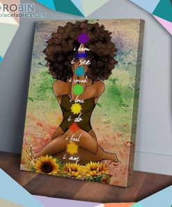 I Am African I Know I See Yoga Matte Wall Art (Canvas And Poster)