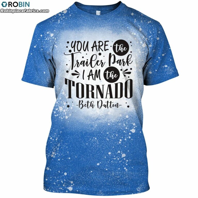 I Am The Tornado Bleached T-Shirt