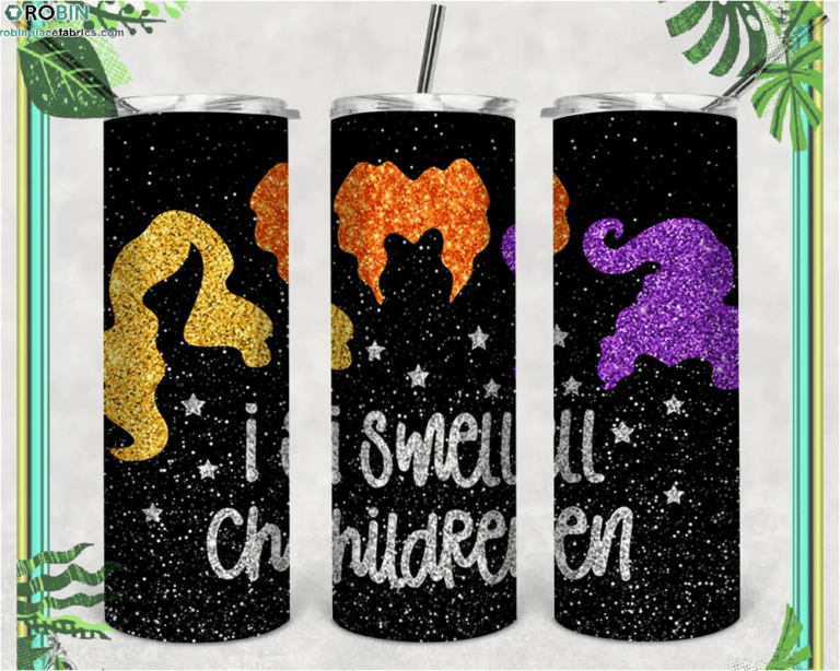 I Smell Children Halloween Tumbler Skinny Tumbler Design Hocus Pocus
