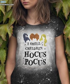 i smell children sanderson sisters bleached t shirt hocus pocus bleach shirt 1 W7hRQ