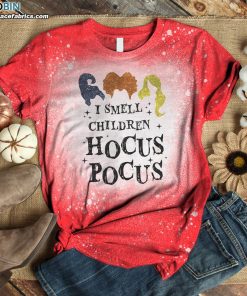 I Smell Children Sanderson Sisters Bleached T-Shirt – Hocus Pocus Bleach Shirt