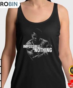 impossible is nothing muhammad ali women tanktop uug5ed