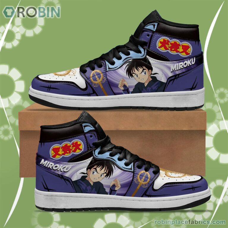 Inuyasha Miroku JD Sneakers Inuyasha Custom Anime Shoes