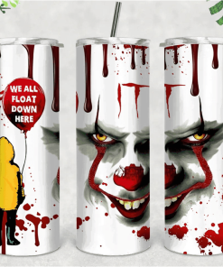 It Pennywise Face Tumbler Skinny Tumbler
