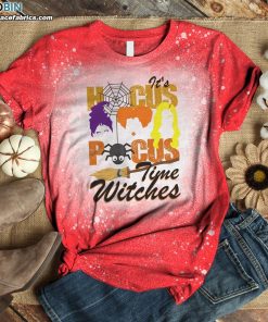its hocus pocus time witches sanderson sisters bleached t shirt hocus pocus bleach shirt 2 04065