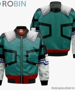 Izuku Midoriya Anime Manga My Hero Academia Bomber Jacket