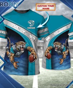 Jacksonville Jaguars Custom Shirt – Custom Name 3D T Shirt