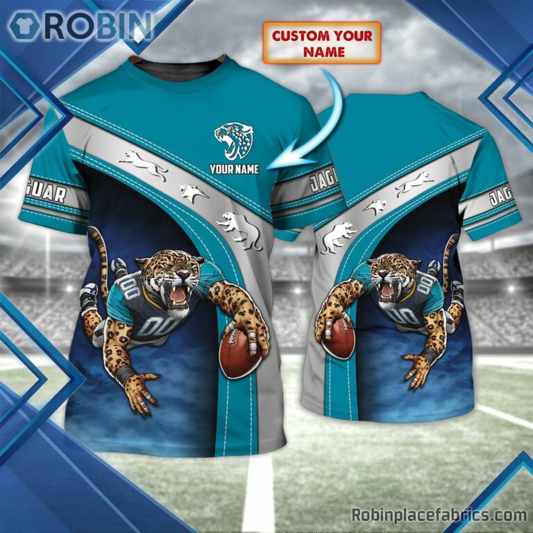 Jacksonville Jaguars Custom Shirt – Custom Name 3D T Shirt