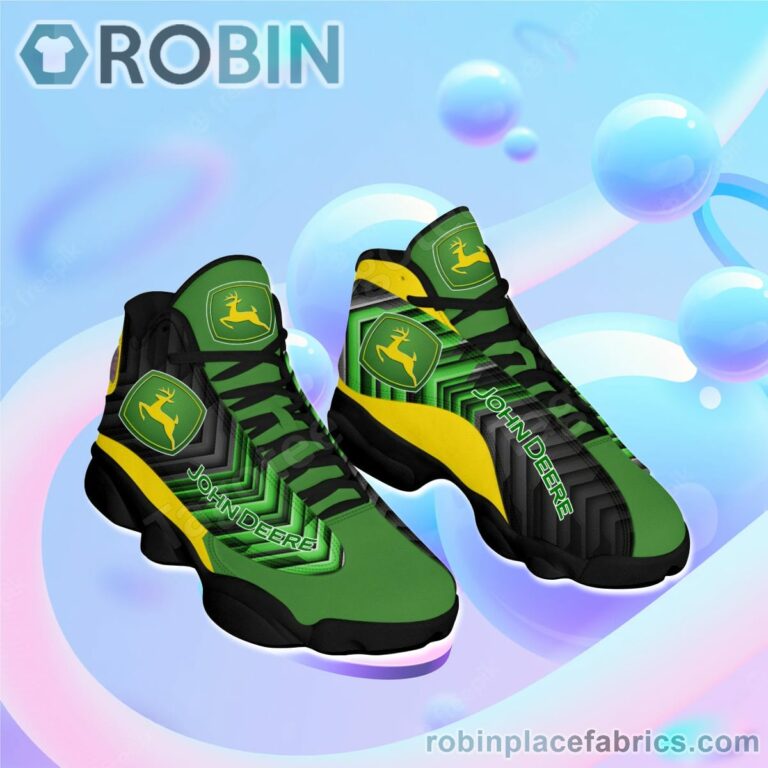 John Deere Logo Air Jordan 13 Shoes Sneakers