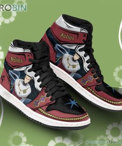 Julius Novachrono JD Sneakers Black Clover Custom Anime Shoes Julius Novachrono JD Sneakers Black Clover Custom Anime Shoes