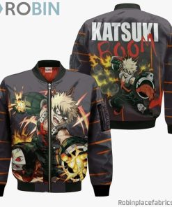 Katsuki Bakugo Anime Manga My Hero Academia Dynamight Bomber Jacket