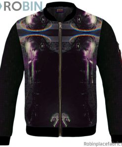Kendrick Lamar Digital Art Pixel Smoking 420 Marijuana Bomber Jacket