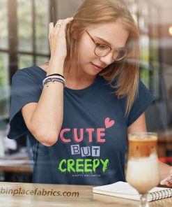 ladies t shirt cute but creepy cool halloween graphic design y81mwg