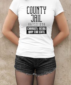 Jail Prisoner Too Cute Funny Halloween Costume Shirt