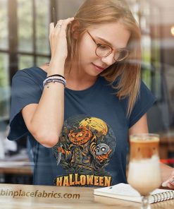 ladies t shirt pumpkin halloween kills halloween horror nights emybgb