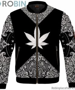 Legendary Og Kush Sativa Strain 420 Marijuana Bomber Jacket