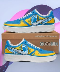 Los Angeles Chargers Air Shoes Custom NAF Sneakers Los Angeles Chargers Air Shoes Custom NAF Sneakers