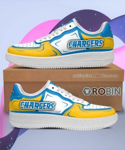 Los Angeles Chargers Air Sneakers Custom NAF Shoes