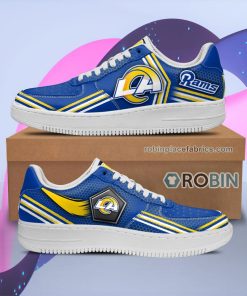 Los Angeles Rams Air Sneakers Custom Force Shoes Los Angeles Rams Air Sneakers Custom Force Shoes