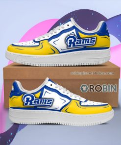 Los Angeles Rams Air Sneakers Custom NAF Shoes