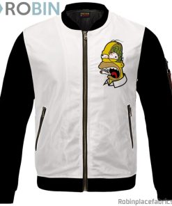 Marijuana Enthusiast Stoned Homer Simpson Awesome Bomber Jacket