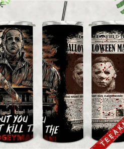 Michael Myers Skinny Tumbler Halloween Horror Michael Myers