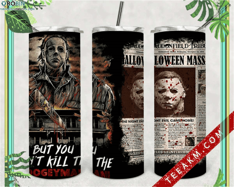 Michael Myers Skinny Tumbler Halloween Horror Michael Myers