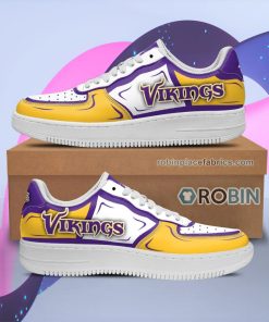 Minnesota Vikings Air Sneakers Custom NAF Shoes