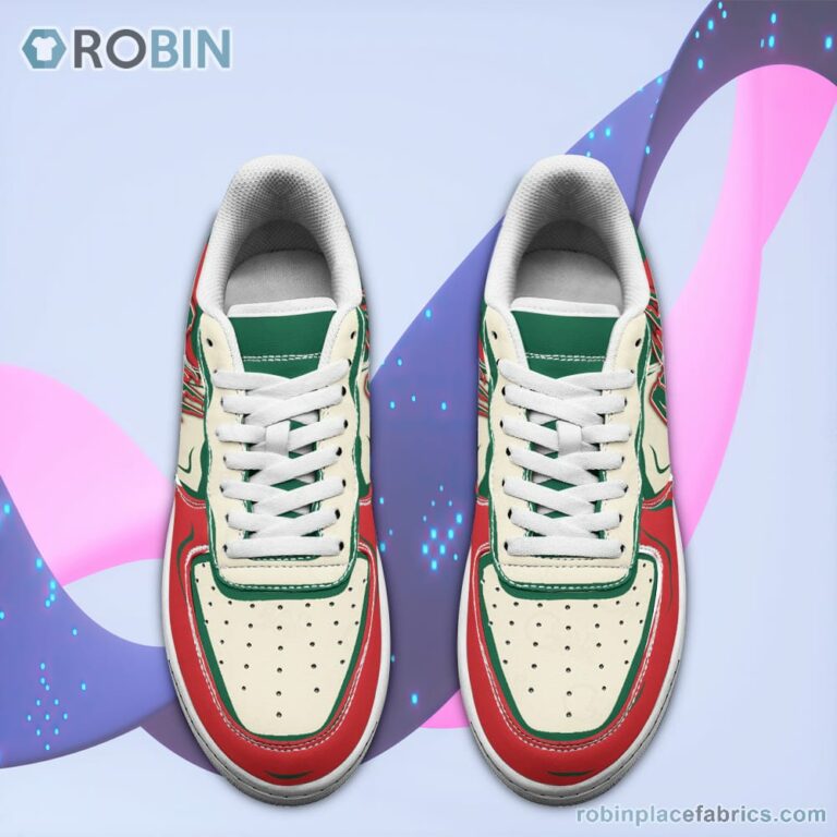 Minnesota Wild Air Sneakers Custom NAF Shoes