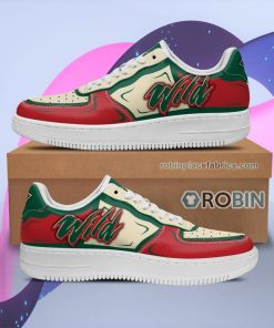 Minnesota Wild Air Sneakers Custom NAF Shoes