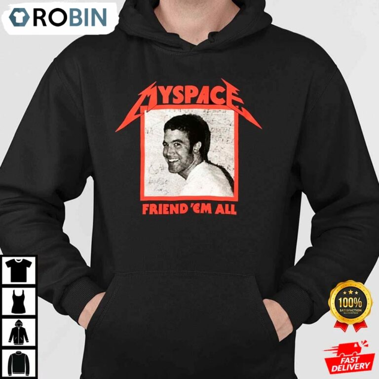 Myspace Friend Em All Metallica Shirt
