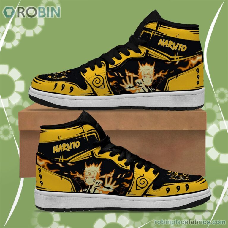 Naruto Bijuu Mode JD Sneakers Custom Anime Shoes