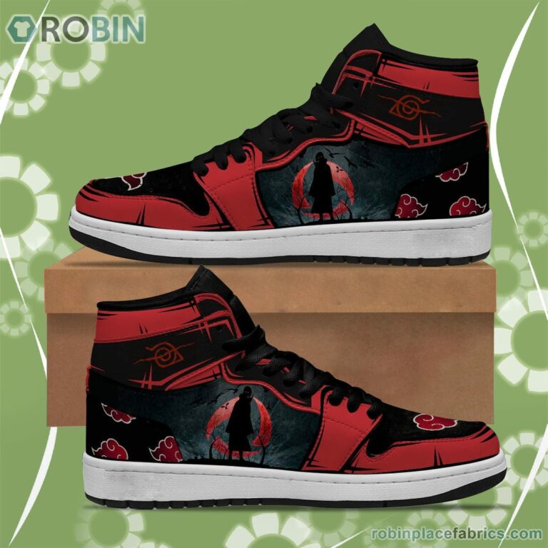 Naruto Itachi Akatsuki JD Sneakers Custom Anime Shoes