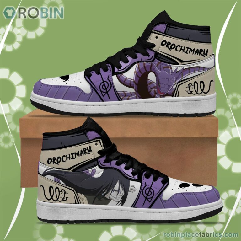 Naruto Ochimru JD Sneakers Custom Anime Shoes